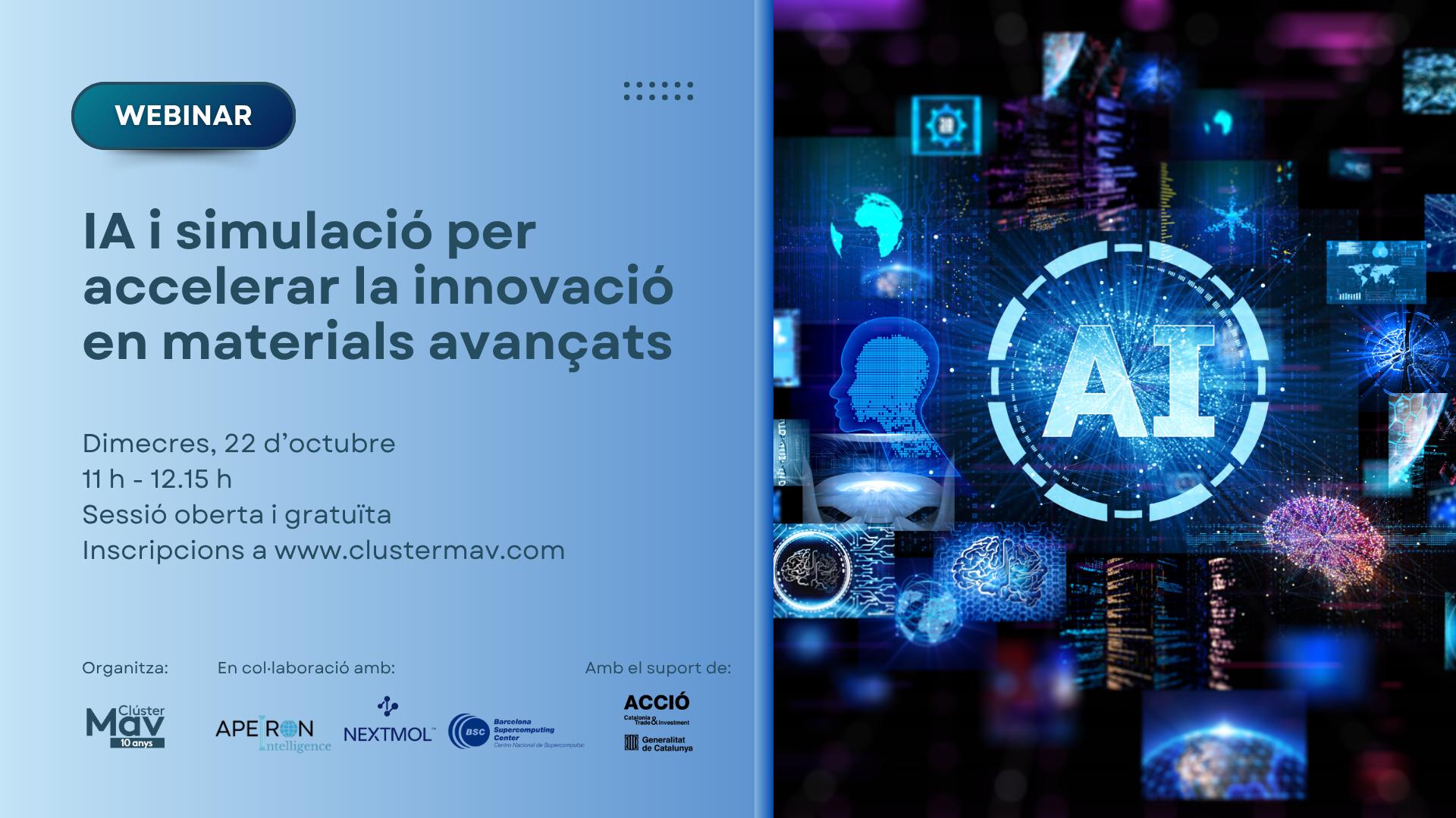 WEBINAR | IA i simulació per accelerar la innovació en materials avançats