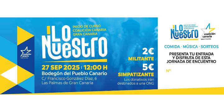 Lo Nuestro. Inicio de Curso de CC Gran Canaria