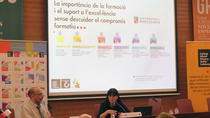 Dra. Amelia Díaz Álvarez -vicerectora de Docència i Ordenació Acadèmica de la UB