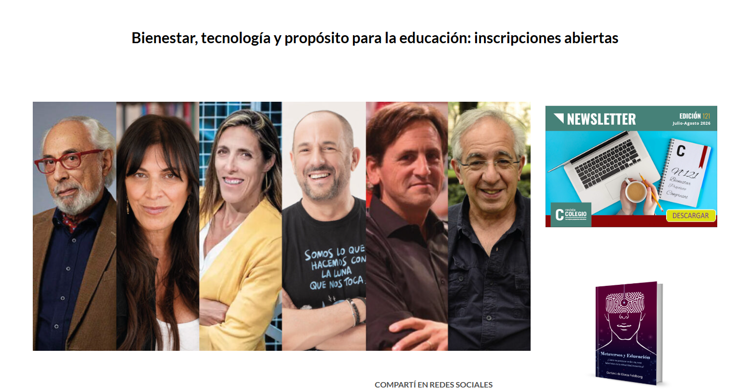 Bienestar, tecnología y propósito para la educación