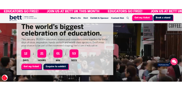 BETT UK 2026 – La gran fira mundial de tecnologia educativa