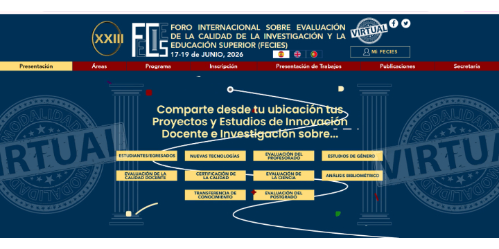 Foro Internacional sobre Evaluación de la Calidad de la Investigación y la Educación Superior (FECIES) 2026