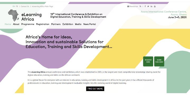 19ª Conferencia Internacional y Exposición sobre Educación Digital, Formación y Desarrollo de Competencias – eLearning Africa 2026