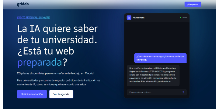 La IA quiere saber de tu universidad. ¿Está tu web preparada?