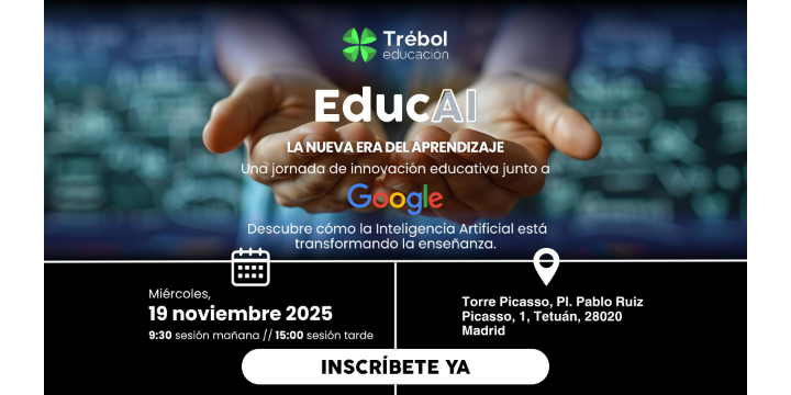 El futuro del aprendizaje se vive en Madrid - Descubre la próxima jornada de Educaí: EducAI