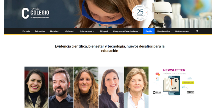 Evidencia científica, bienestar y tecnología, nuevos desafíos para la educación