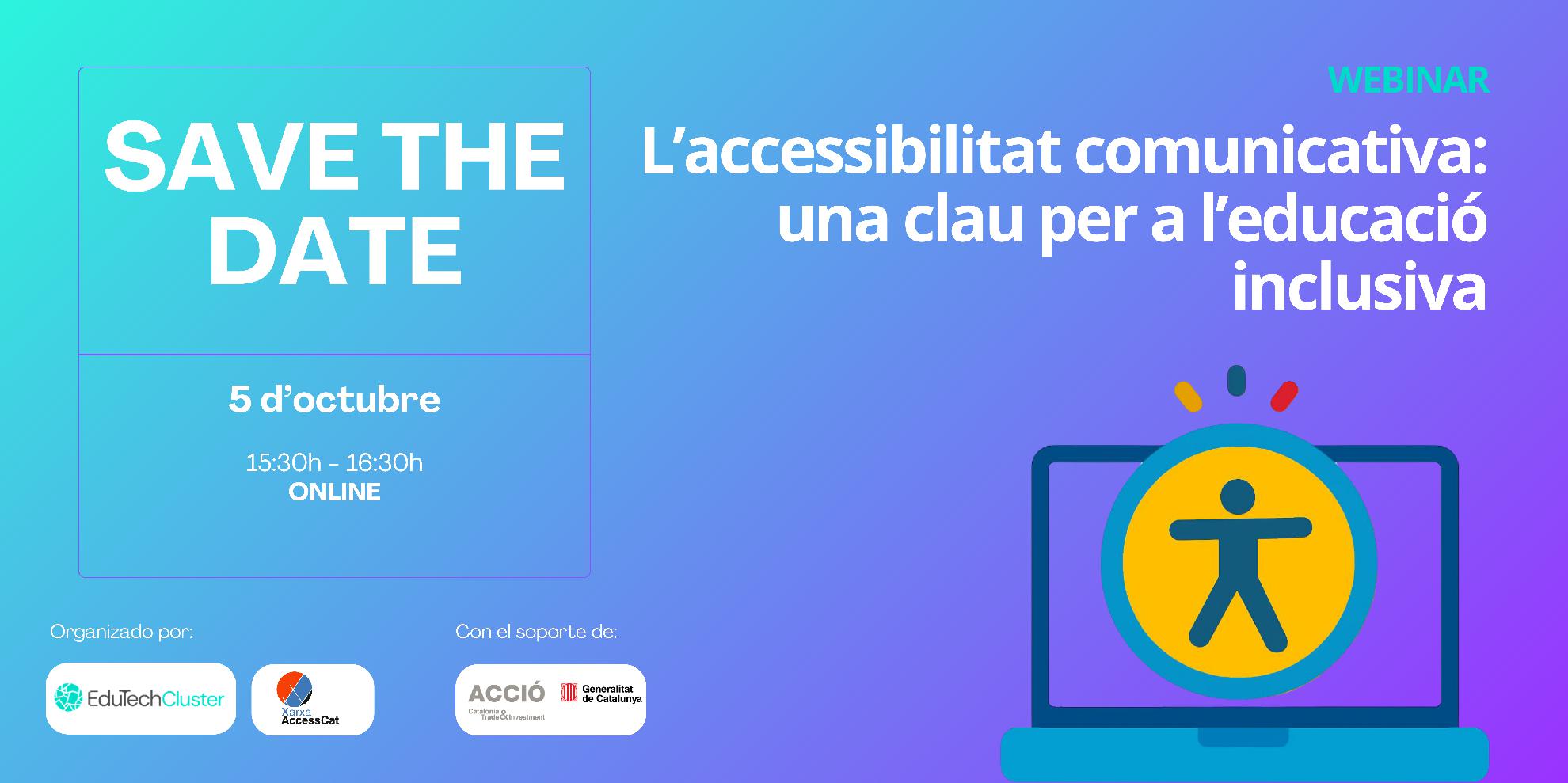 Webinar | La accesibilidad comunicativa: una clave para la educación inclusiva