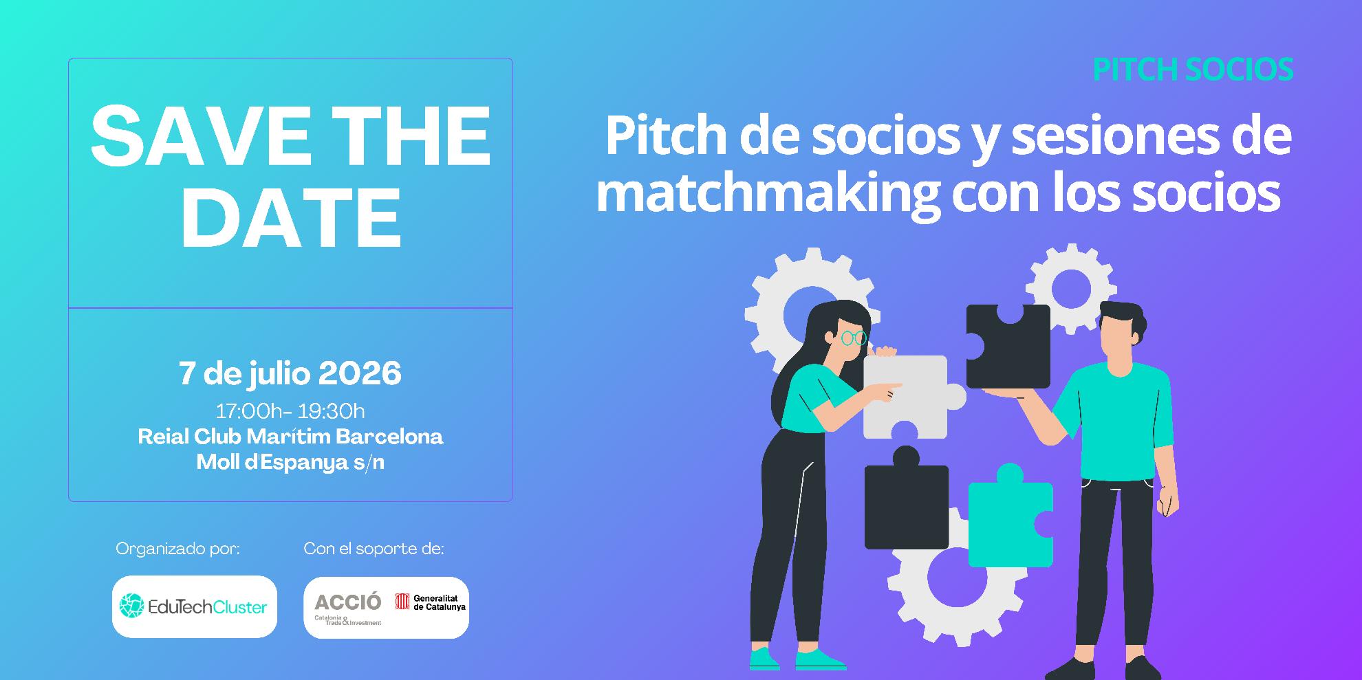 Edutech Cluster | Pitch de socios y matchmaking | Barcelona