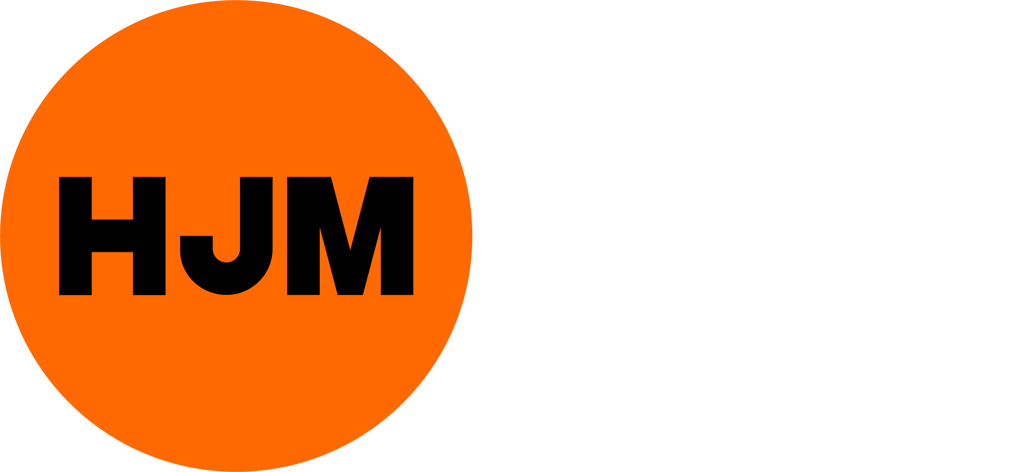 Logotipo en blanco de Ferrer&Ojeda