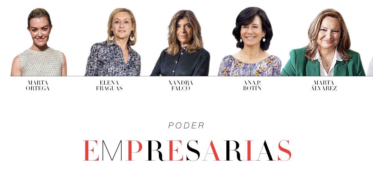 Siete de nuestras socias, en la lista de las '500 mujeres españolas más influyentes'
