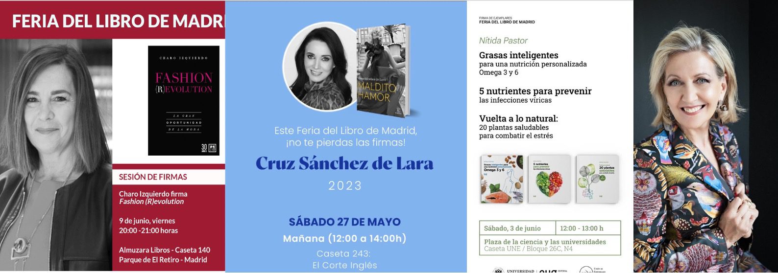 Nuestras socias firman sus libros