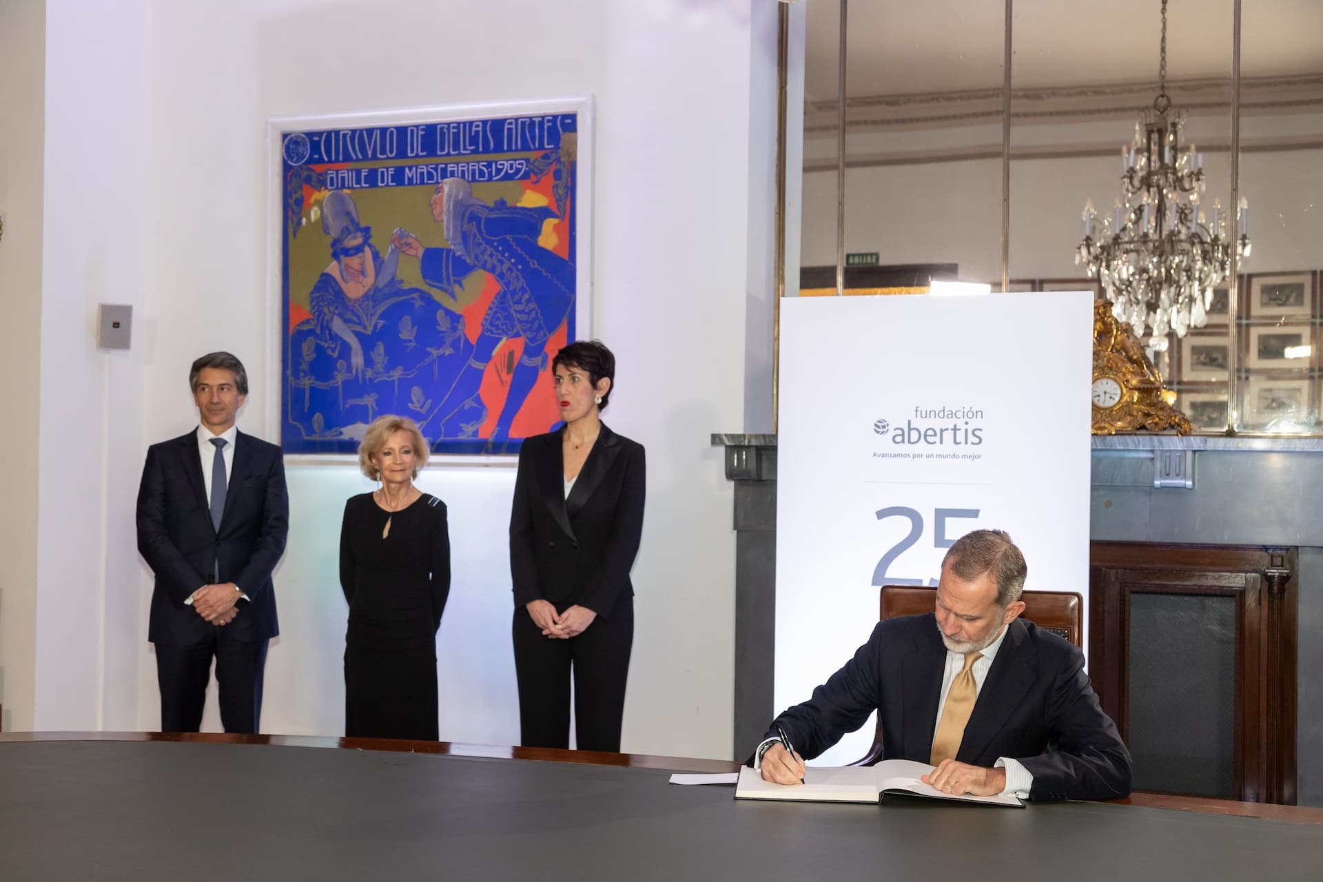 Su Majestad el Rey presidió el acto conmemorativo por el 25 aniversario de la Fundación Abertis
