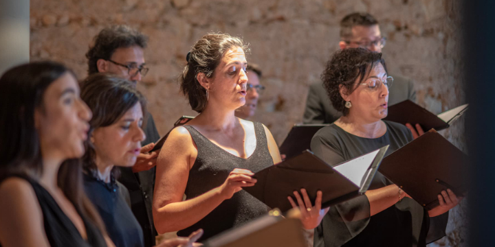 El Cor de Cambra del Palau de la Música Catalana, en el Castillo de Castellet